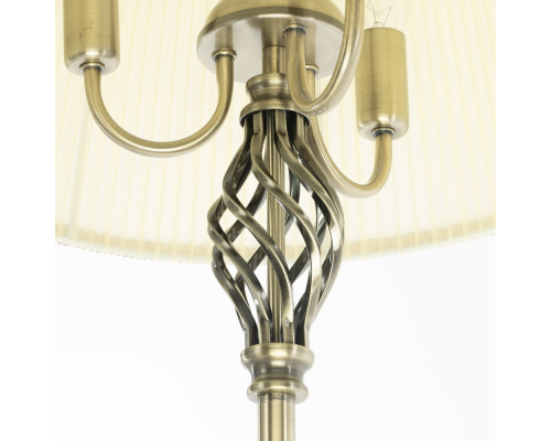 Citilux Вена CL402933 Торшер бронза с кремовым абажуром