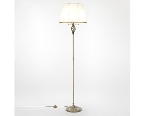 Citilux Вена CL402930 Торшер бронза с белым абажуром