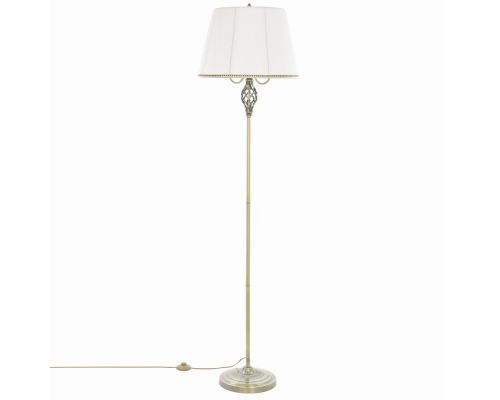 Citilux Вена CL402930 Торшер бронза с белым абажуром