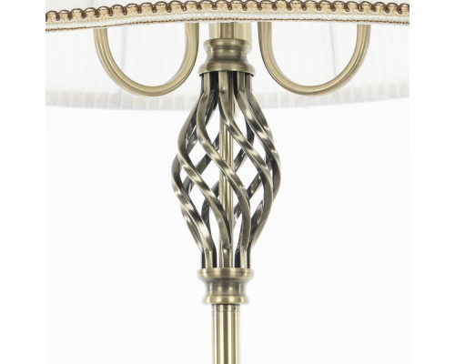 Citilux Вена CL402930 Торшер бронза с белым абажуром