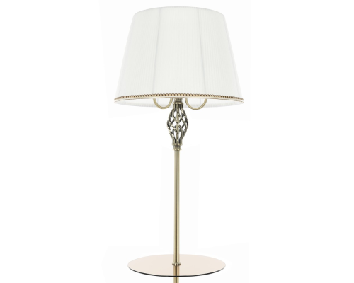Citilux Вена CL402930T Торшер бронза со столиком и белым абажуром