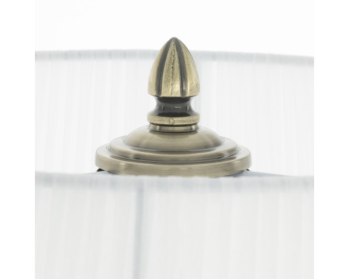 Citilux Вена CL402930T Торшер бронза со столиком и белым абажуром