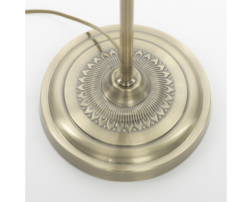 Citilux Вена CL402930T Торшер бронза со столиком и белым абажуром