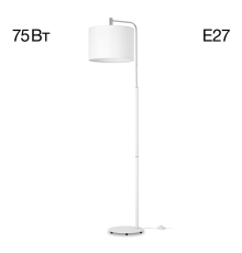 Citilux Тевин CL806030 Торшер с белым абажуром