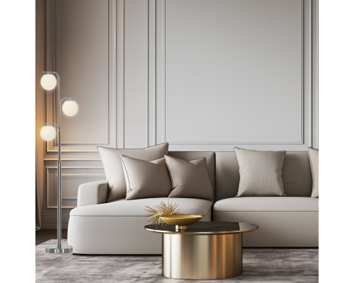 Citilux Адам Смарт CL228A931 RGB LED Умный торшер Матовый Хром