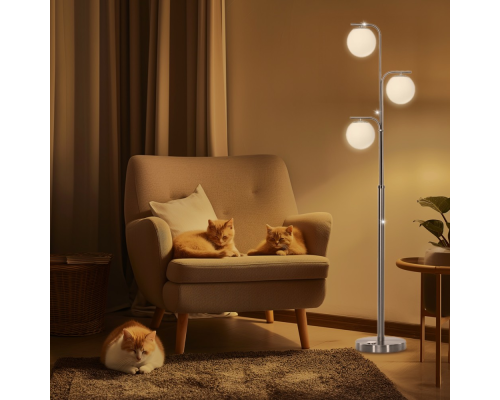 Citilux Адам Смарт CL228A931 RGB LED Умный торшер Матовый Хром