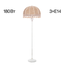 Citilux Базель CL407925 Торшер патина с абажуром Вышивка