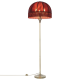 Citilux Базель CL407933 Торшер бронза с красным абажуром