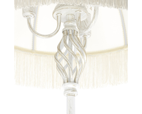 Citilux Базель CL407921T Торшер патина со столиком и бежевым абажуром