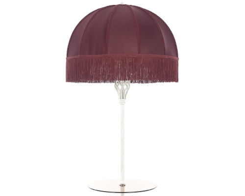 Citilux Базель CL407923T Торшер патина со столиком и красным абажуром