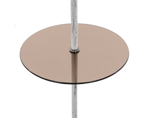 Citilux Базель CL407925T Торшер патина со столиком и абажуром Вышивка