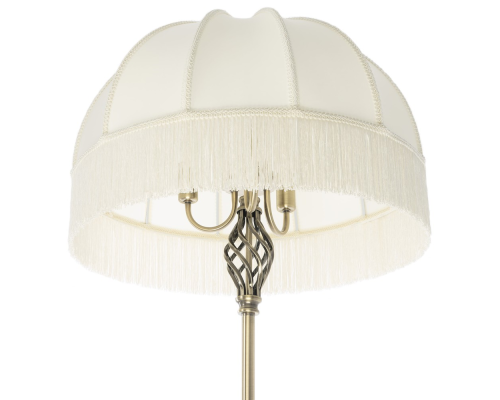 Citilux Базель CL407931T Торшер бронза со столиком и бежевым абажуром