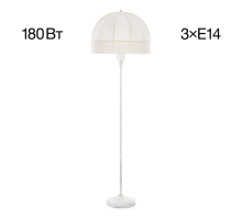 Citilux Базель CL407921 Торшер патина с бежевым абажуром