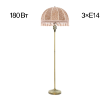 Citilux Базель CL407935 Торшер бронза с абажуром Вышивка