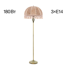 Citilux Базель CL407935 Торшер бронза с абажуром Вышивка