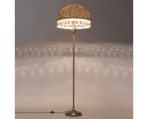 Citilux Базель CL407935 Торшер бронза с абажуром Вышивка