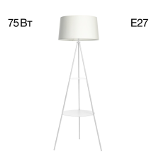 Citilux Рейнер CL806020 Торшер со столиком Белый