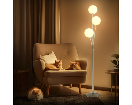 Citilux Томми CL102934 Торшер Матовый Хром