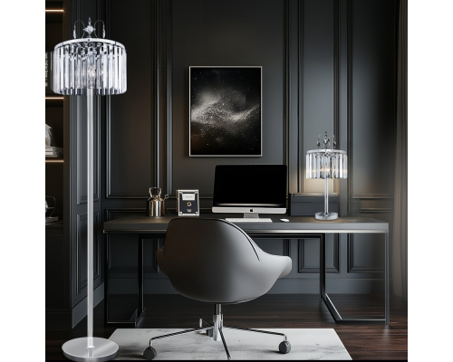 Citilux Инга CL335941 Торшер хрустальный Хром