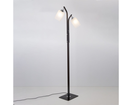 Citilux Оскар CL127921 Торшер с поворотными плафонами Венге Хром