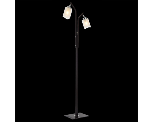 Citilux Фортуна CL156922 Торшер с поворотными плафонами Венге Хром