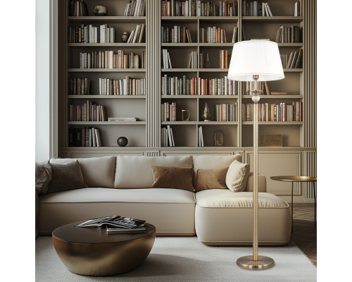 Citilux Гера CL433913 Торшер с абажуром Бронза