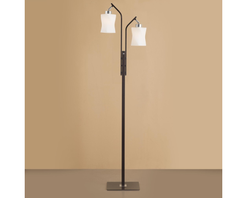 Citilux Берта CL126921 Торшер с поворотными плафонами Венге Хром