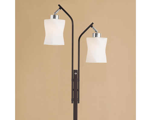 Citilux Берта CL126921 Торшер с поворотными плафонами Венге Хром