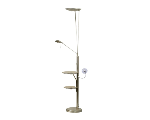 Citilux Тандем CL801001F Торшер со столиком Матовый Хром