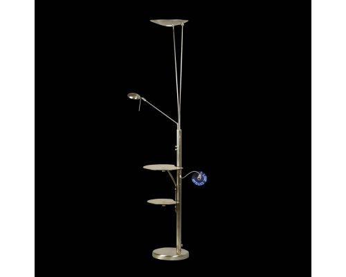 Citilux Тандем CL801001F Торшер со столиком Матовый Хром
