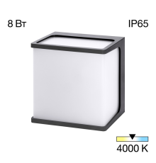 Citilux DOMUS CLU0801 LED Уличный настенный светильник Чёрный