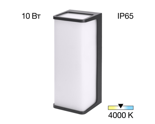 Citilux DOMUS CLU0802 LED Уличный настенный светильник Чёрный