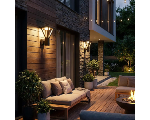 Citilux GENOX CLU12W LED Уличный настенный светильник Чёрный