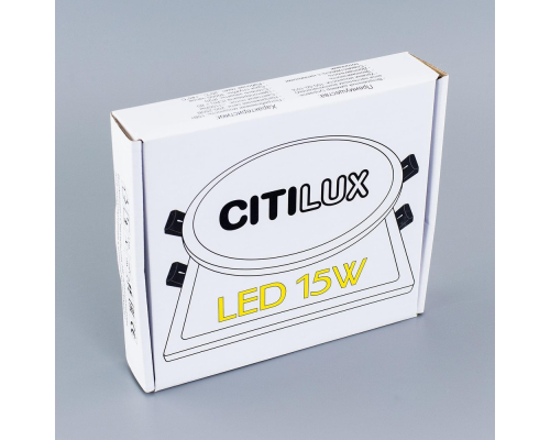 Citilux Омега CLD50R150N LED Встраиваемый светильник с диммером Белый