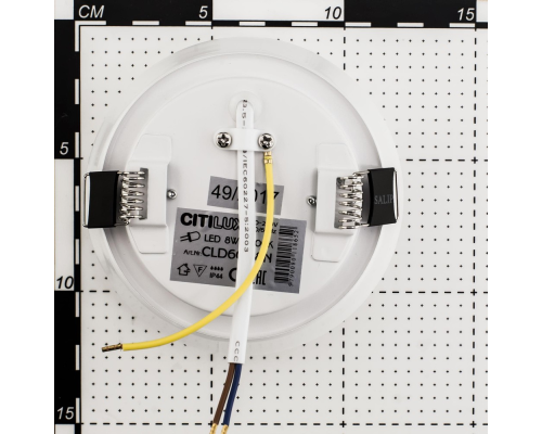 Citilux Дельта CLD6008N LED Встраиваемый светильник с диммером Белый