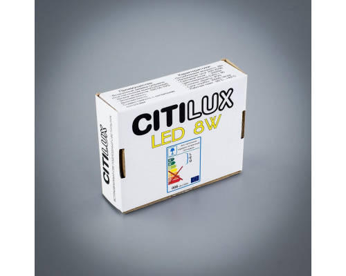 Citilux Омега CLD50R082 LED Встраиваемый светильник с диммером Чёрный
