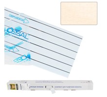 Подвесной реечный потолок (комплект) Cesal S100 для туалета нежно-розовый