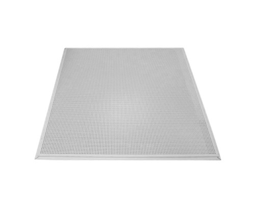 Потолок подвесной кассетный Cesal белый с перфорацией